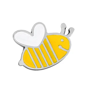 Factory Wholesale In Stock Custom Love Cute Soft Enamel Bee Lapel Pin