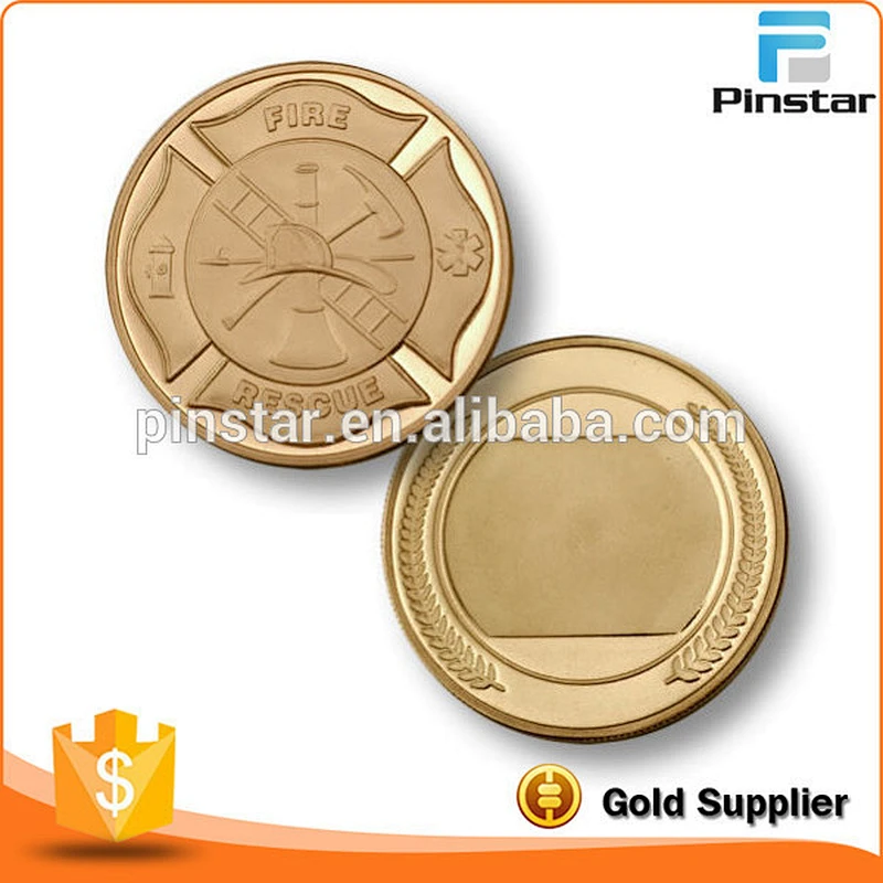 Custom Commemorative Antique Gold Challenge Copy Coins