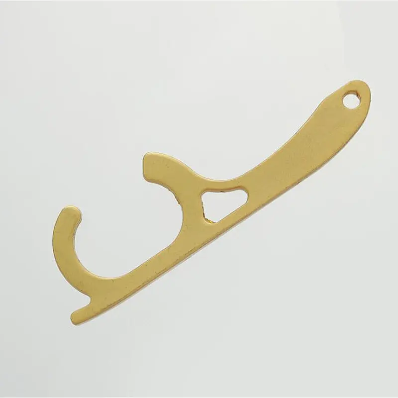 Edc Brass Door Opener keychain Anti virus, dust, bacteria, isolation