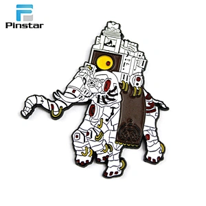 Hot style cheap customized various funny animal logo metal lapel pins