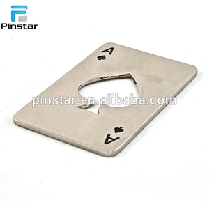 No MOQ bottle opener business card custom metal bottle opener