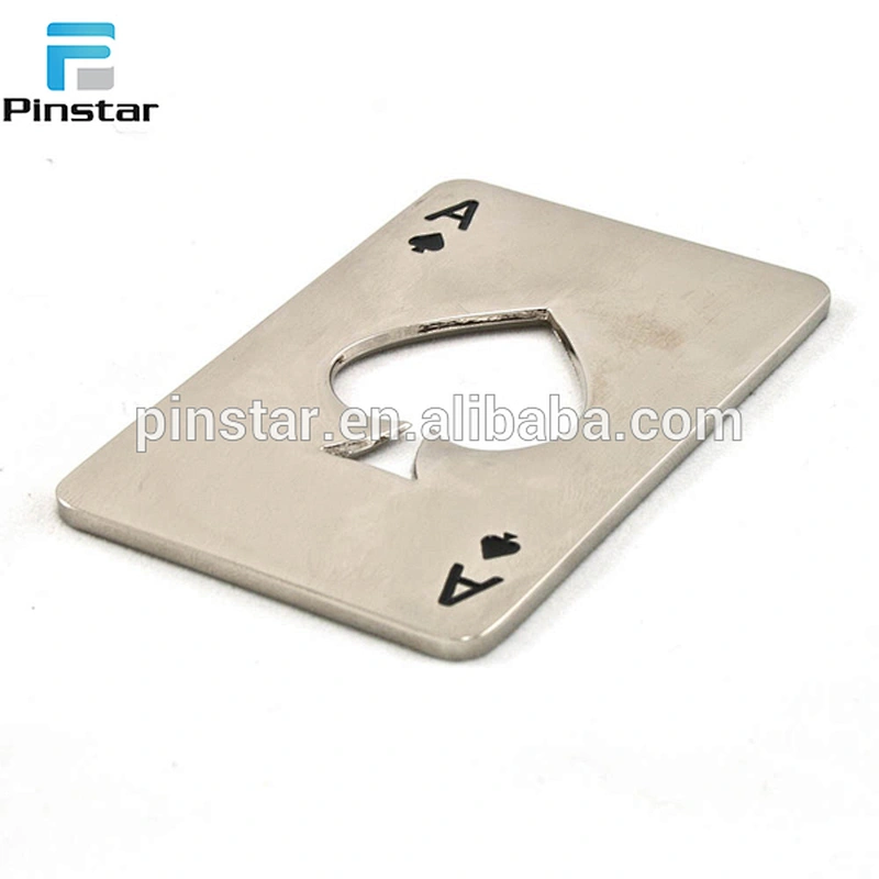 No MOQ bottle opener business card custom metal bottle opener