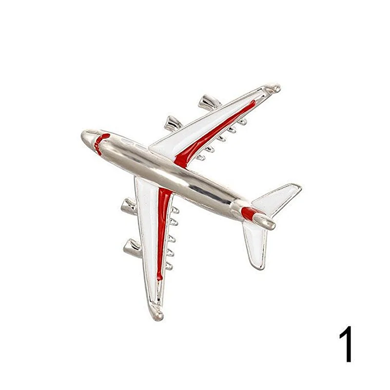 Promotion custom 3D airplane metal enamel lapel pin