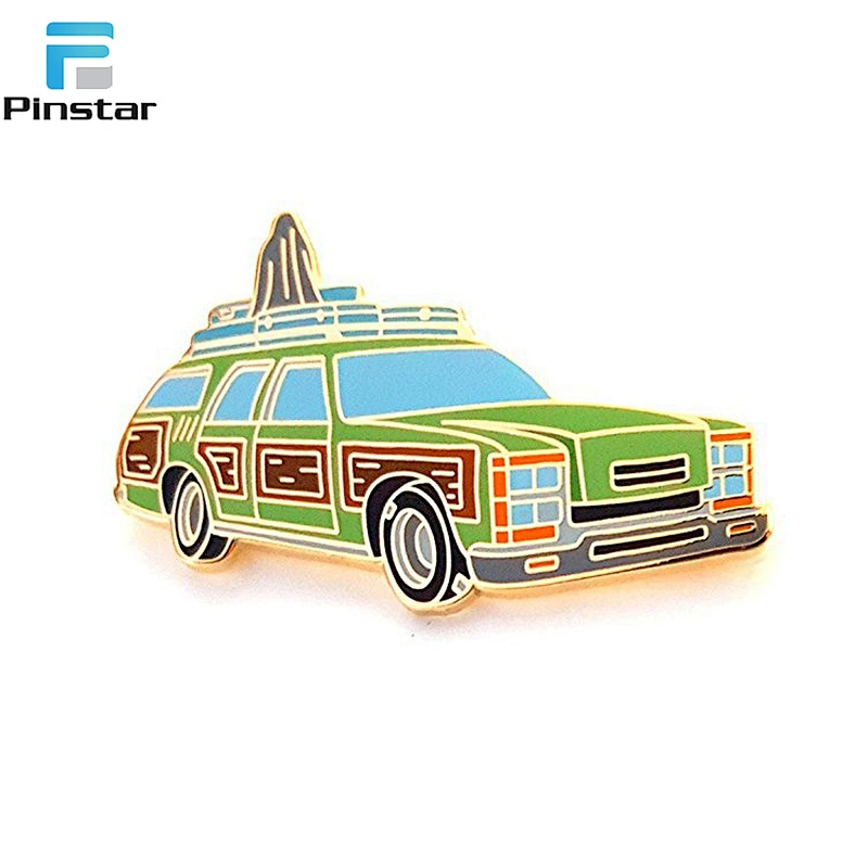 Free sample custom car shaped metal fashion enamel lapel pin