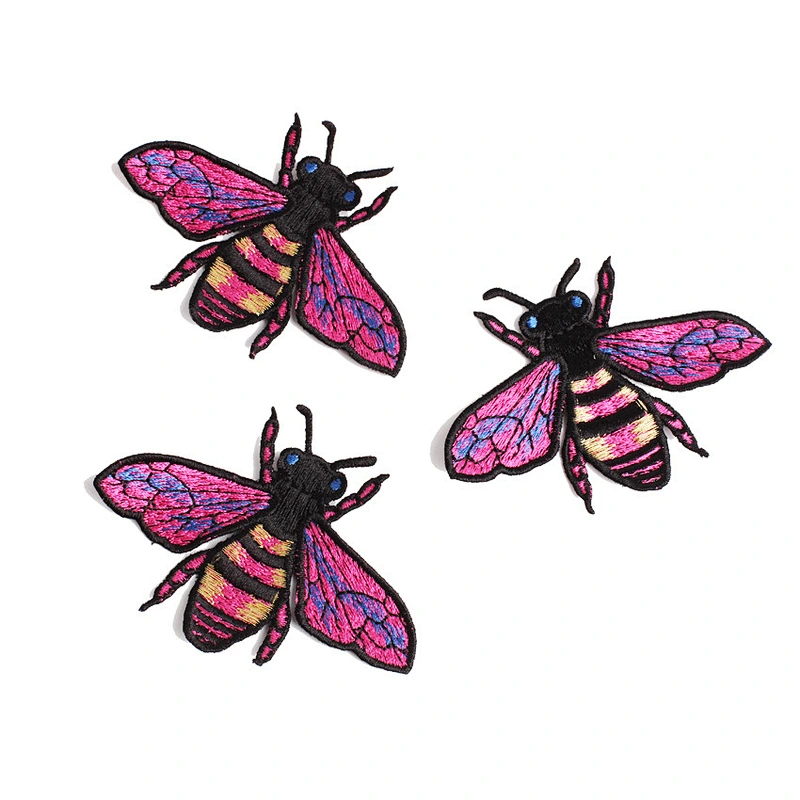 Wholesale Cheap Custom bee shaped Embroidery Patch