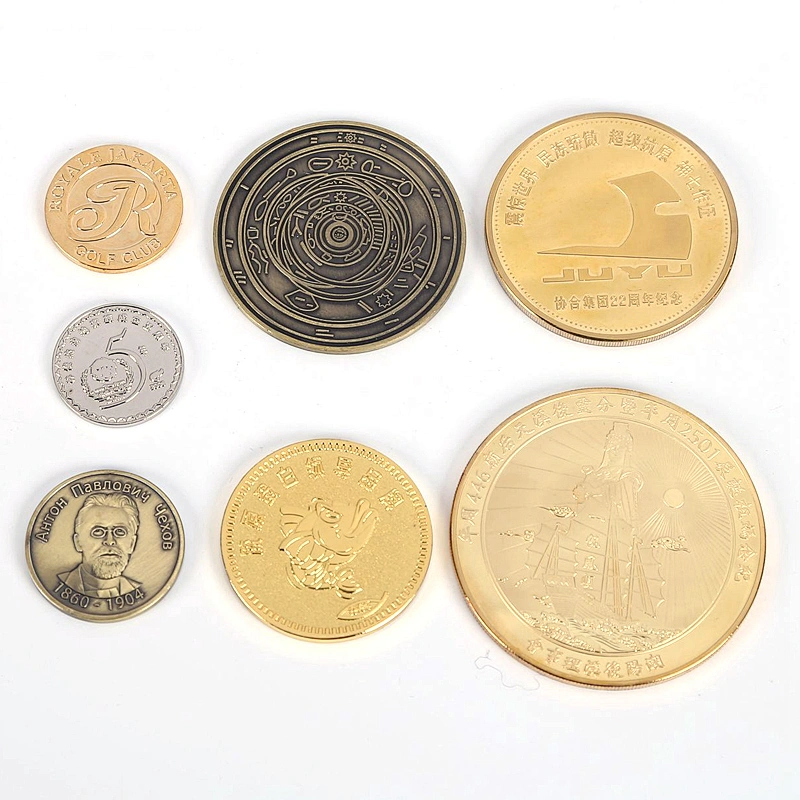 Factory Making Custom Design Antiqu Bronze Plated Challenge Coins Custom