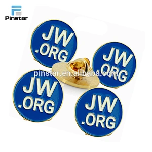 Customized Jw.Org tie clip/metal lapel pin badge manufacture china