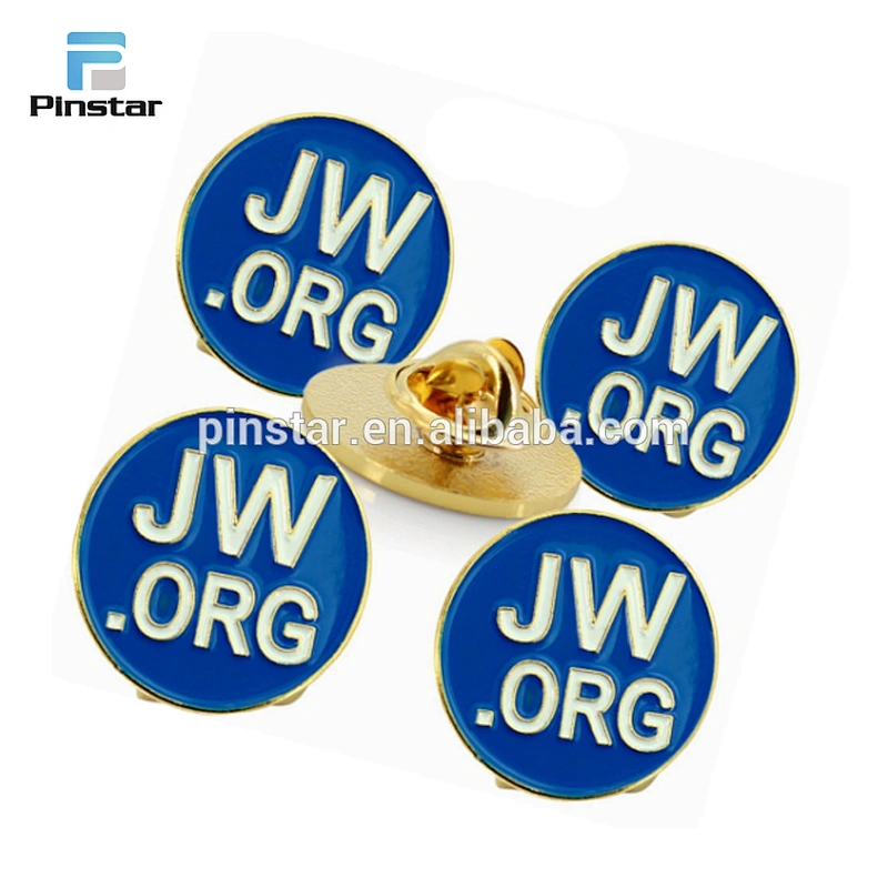 Customized Jw.Org tie clip/metal lapel pin badge manufacture china