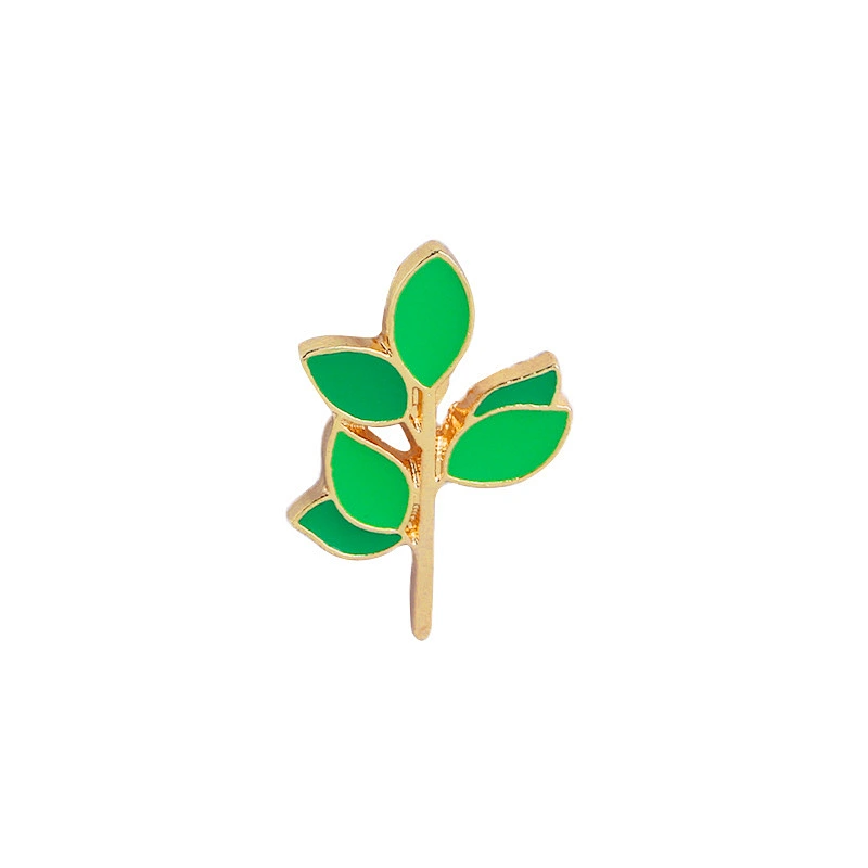 Summer Fashion Fresh Style Brooch Flower and Tree Enamel Lapel Pins