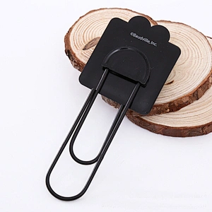 Cartoon Korean Magnet Paper Clip Custom PVC Bookmark