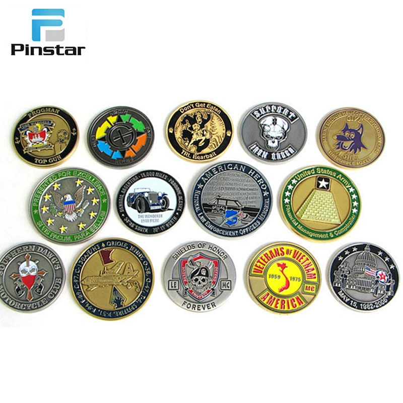 Factory promotional various styles' antiqu gold copy coins with exquisite designs