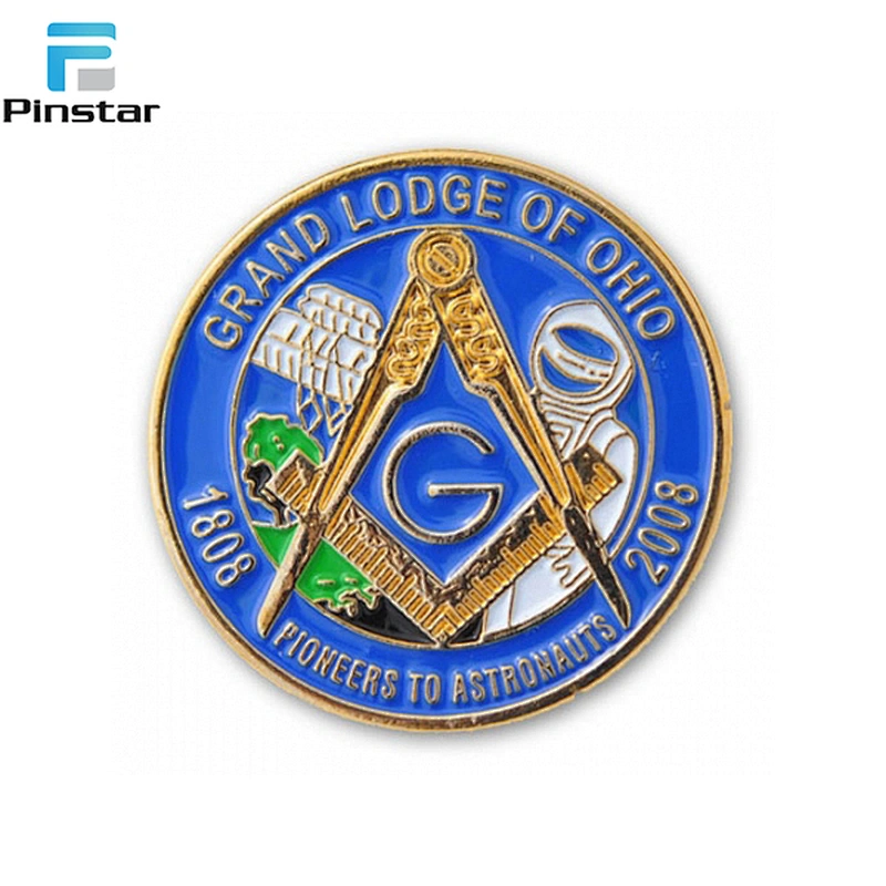 High quality manufacture of lapel pins wholesale masonic lapel pins