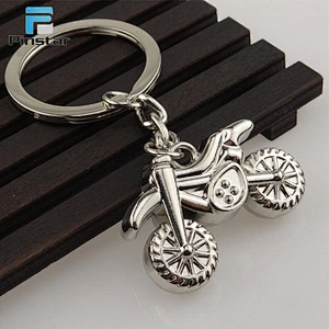 Factory price motor bike shaped travel souvenir keychain