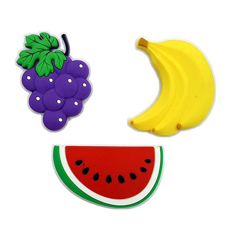 3D Soft PVC fruit shape Custom Carton Sticker Fridge Magnet