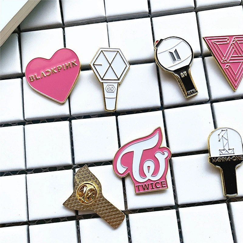 K-pop BTS Bulletproof Youth League enamel pins For Souvenir