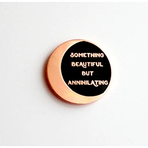 Factory Price hard enamel Metal Badge with glittering
