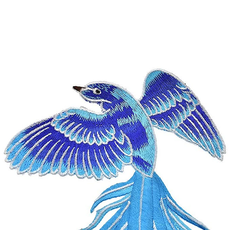 Latest Computer Elegant Bird Embroidery Designs Clothing Patch