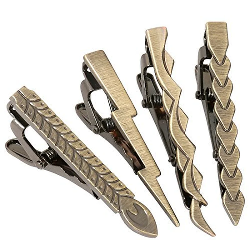 Wholesale Gold silver arrow Custom Sets Best Selling Tie Clips