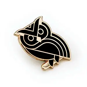 Wholesale Cheap Custom cute owl soft Enamel Lapel Pin