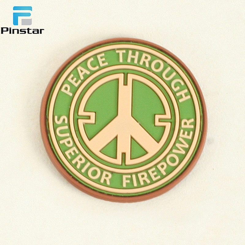 Low MOQ patches wholesale rubber badge custom glow in the dark pvc patch