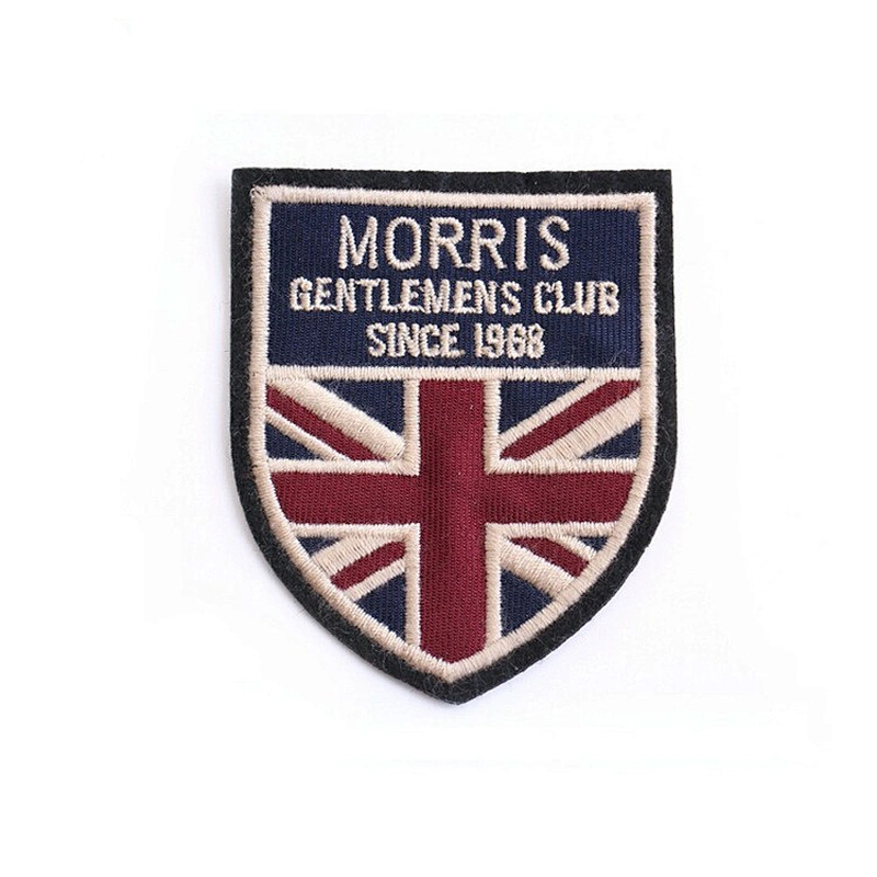 UK Flag Sew on Custom Logo Embroidery Patches Badge