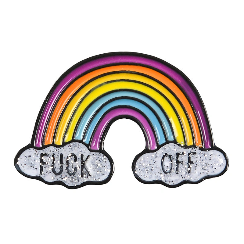 Factory Wholesale In Stock LGBT Pride Enamel Pin Gift Gay Pride Rainbow Metal Lapel Pins