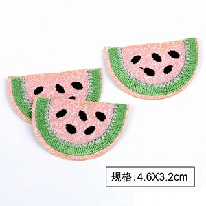 Wholesale In Stock DIY Fruit Embroidery Iron On Patches Custom Palm Tree Patch