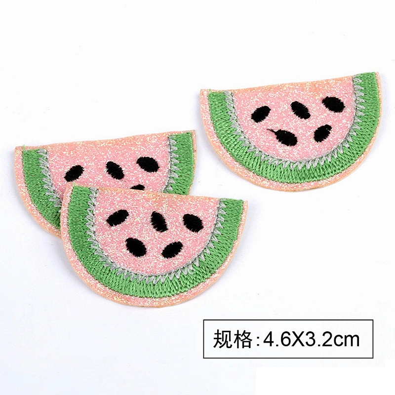 Wholesale In Stock DIY Fruit Embroidery Iron On Patches Custom Palm Tree Patch