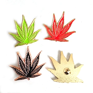 Making Grateful Dead Dab Life Hat Pin Badge Cannabis Leaf Enamel Lapel Pin