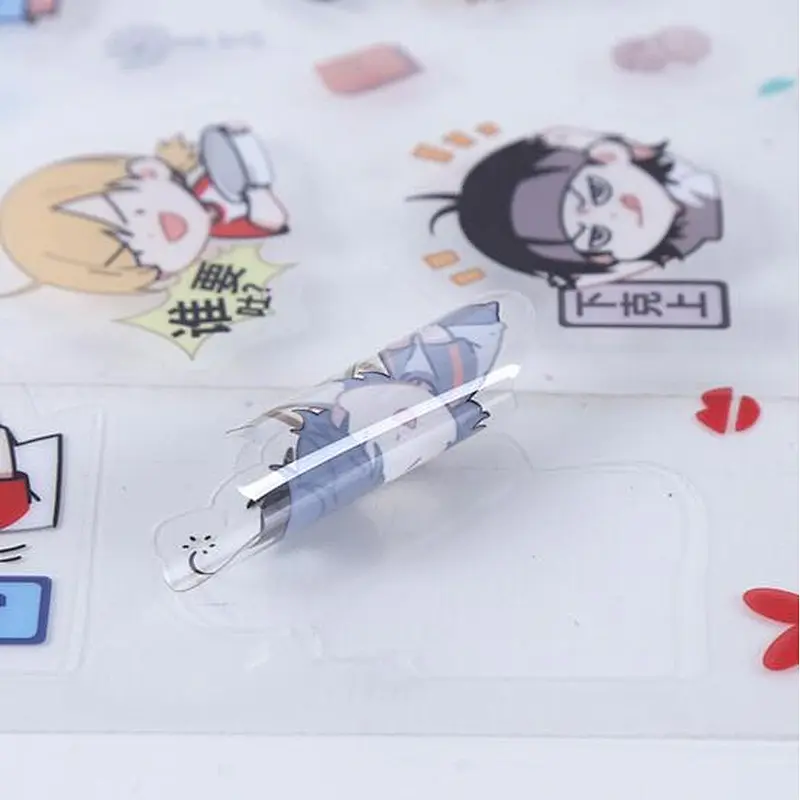Laptop waterproof adhesive pvc printed printing die cut custom car stickers