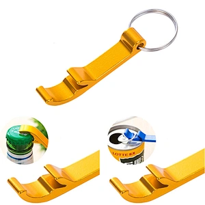 Cheap Promotional Stainless Bottle Openers Keychain Colorful Beer Bottle Opener with Custom Brand Company Logo