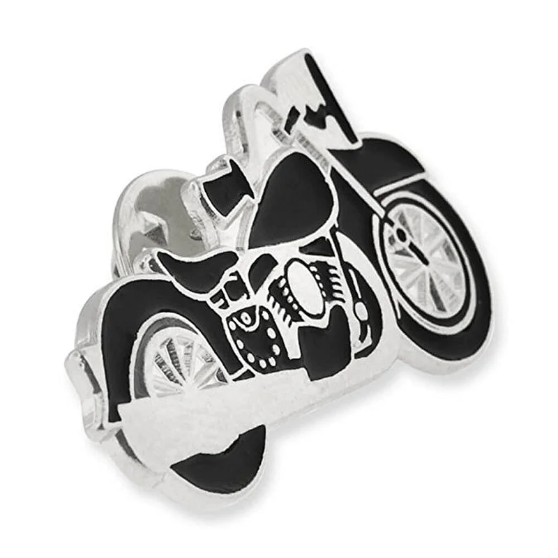 Hot selling cool motorcycle custom hard enamel lapel pins