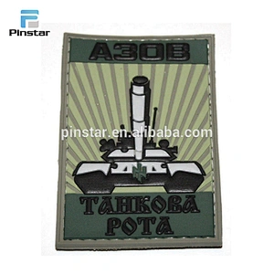 Chinese factory price eco-friendly custom logo 3D soft PVC rubber patch