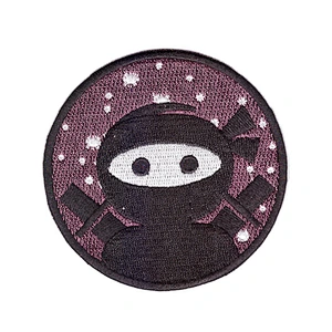 High quality bulk cool Japan ninja embroidery patch