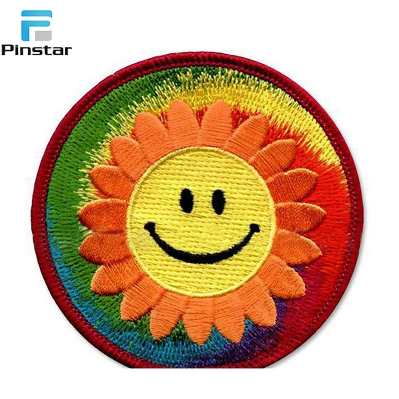 China factory wholesale sew on patch custom towelling embroidery patch letters