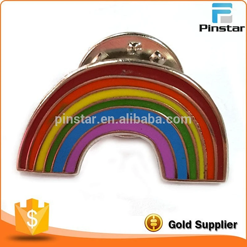 Rainbow Party LGBT Gay Lesbian Pride Balloon Pin Badge