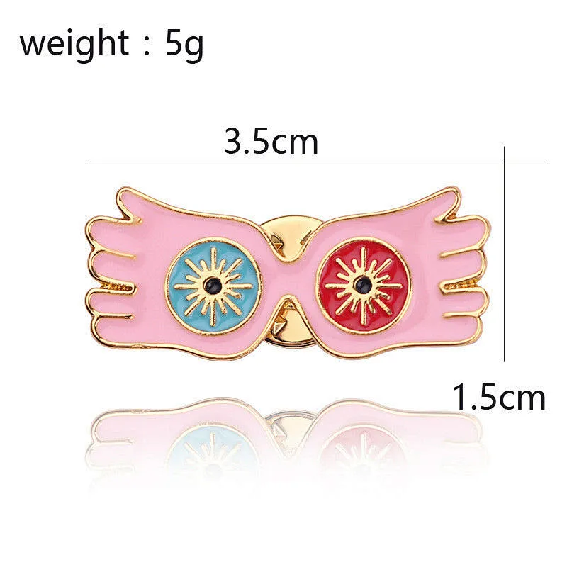 Luna Lovegood Spectrespecs Glasses Enamel Lapel Pin