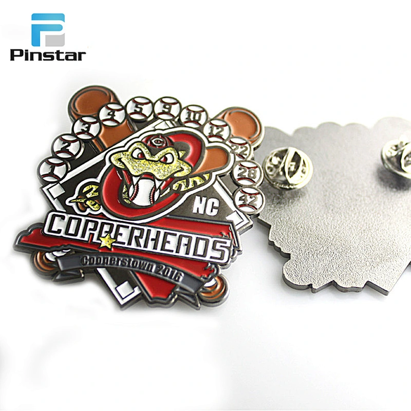 Factory Making Cheap Price Custom Team Club Logo Baseball Enamel Hat Pin