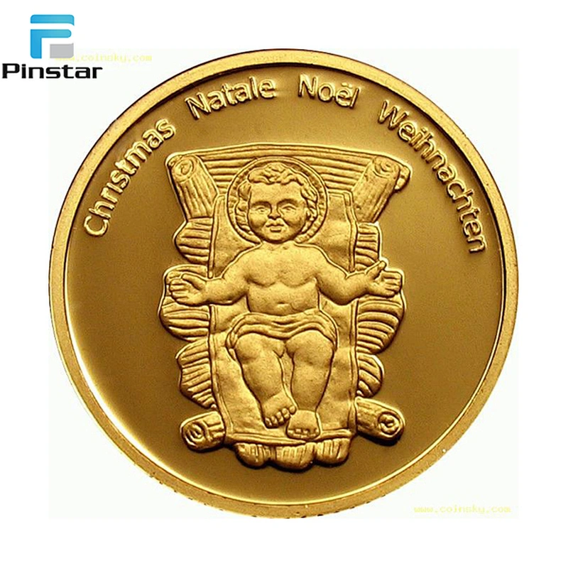 High level quality coins Factory custom gold plated tungsten coin