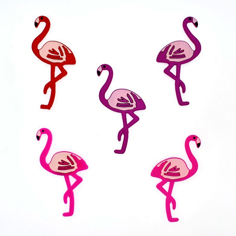 Wholesales Flamingos PVC Fridge Magnet