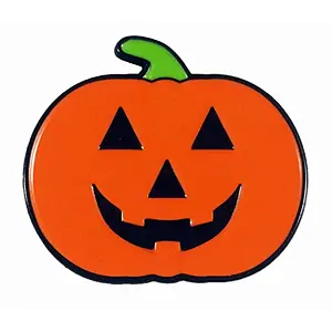 custom Halloween  pumpkin hard enamel lapel pin for decoration