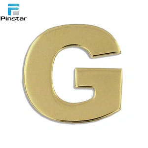 Metal crafts lapel pin badge custom bullion badge