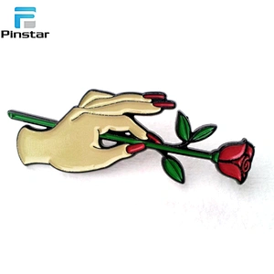 Wholesale Custom Metal Christian Praying Hands Shaped Lapel Pins