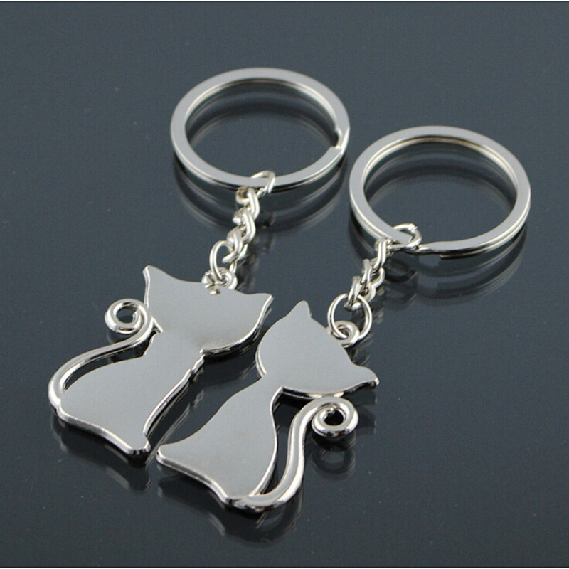 couple wedding custom metal enamel lover keychain