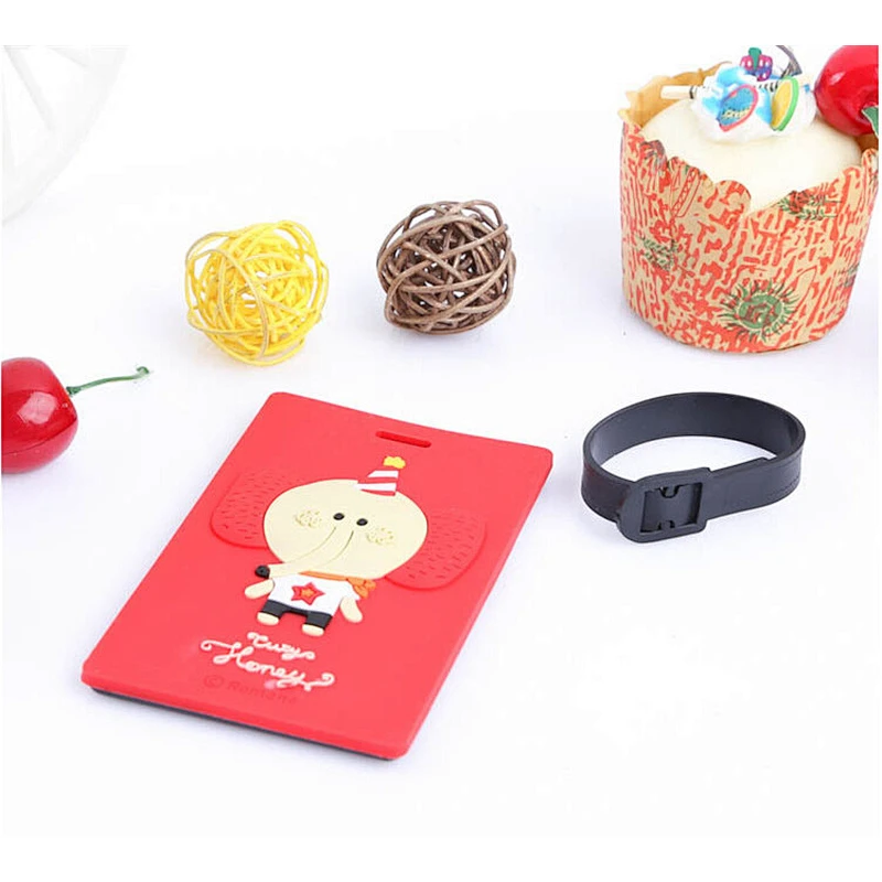 Cartoon Animal Elephant Travel Luggage Tag Wholesale