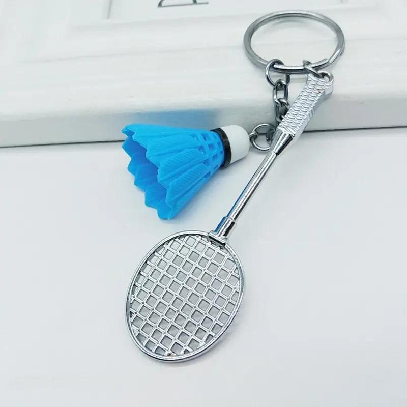 Simulation Metal Keychain Badminton Manufacturer of Keychains