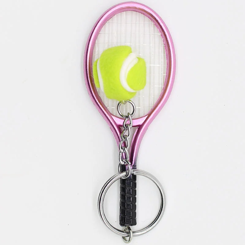 Simulation Tennis Keychain Bag Pendant Sports Activities Gifts Promotional Gifts