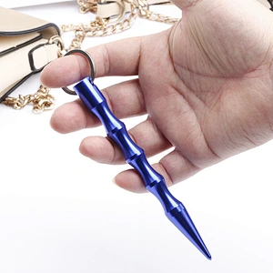 women tool portable products aluminum alloy Anti-Wolf self defense key chain keychain
