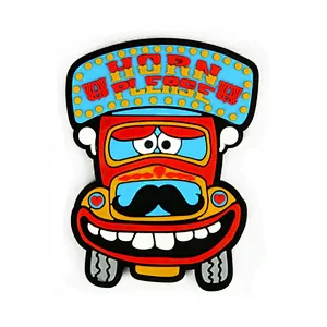 Cheap Custom PVC 3D colorful cartoon bulk fridge magnet
