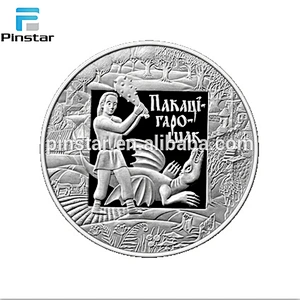 Manufacture high quality metal coins custom silver coin